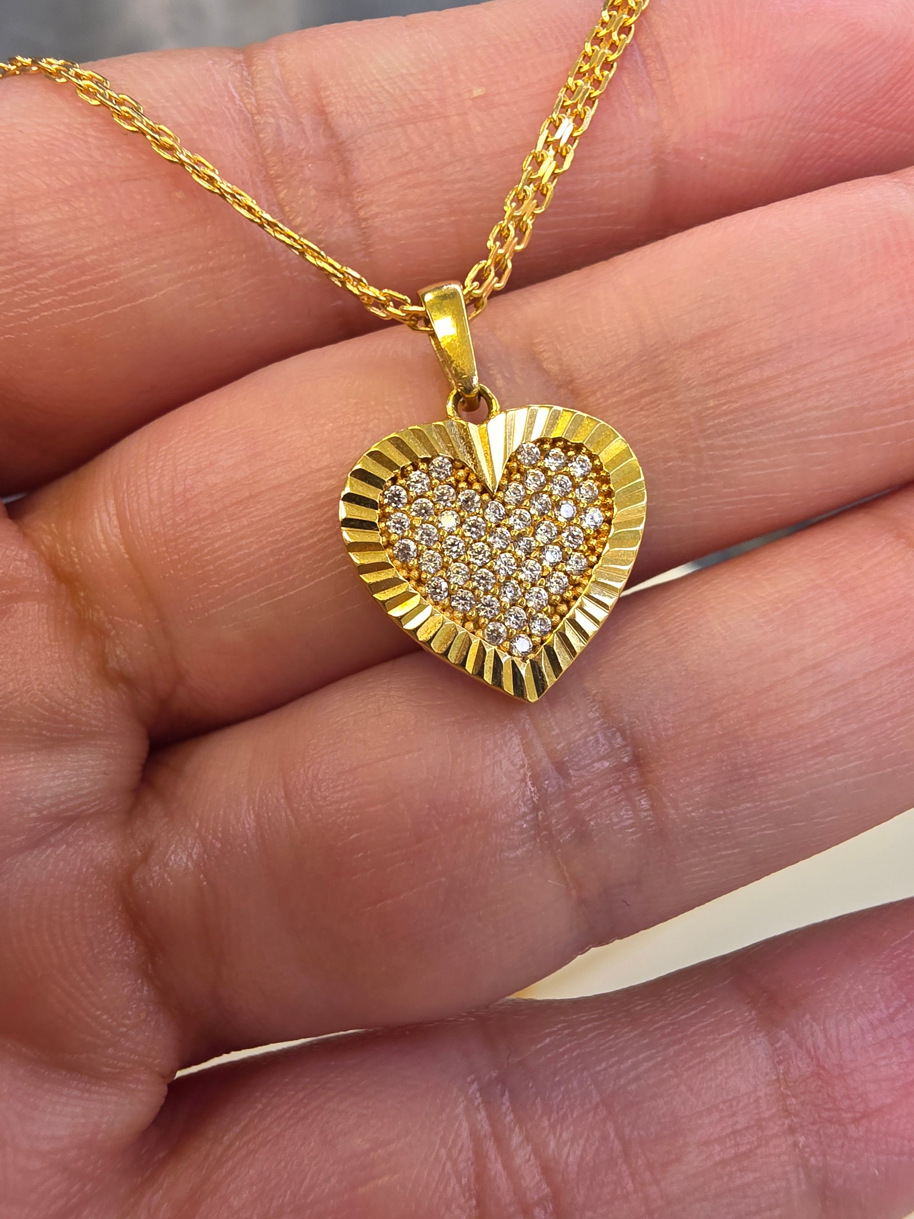 Heart Pendant with Zirconia 149