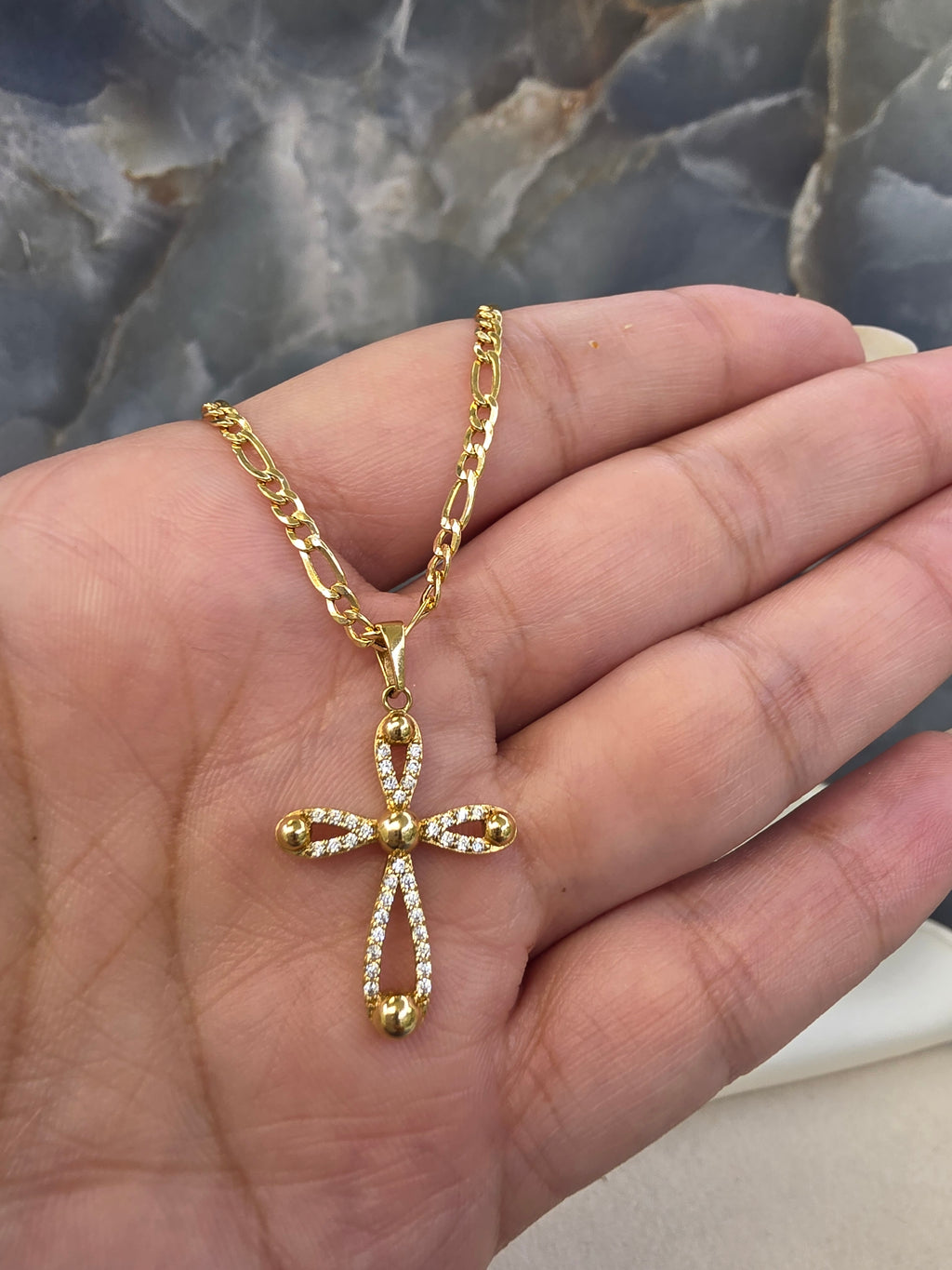Zirconia Cross Pendant 194
