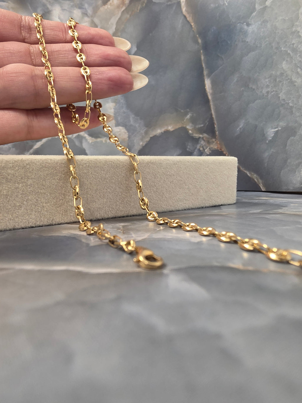 Gold Anchor Chain 817