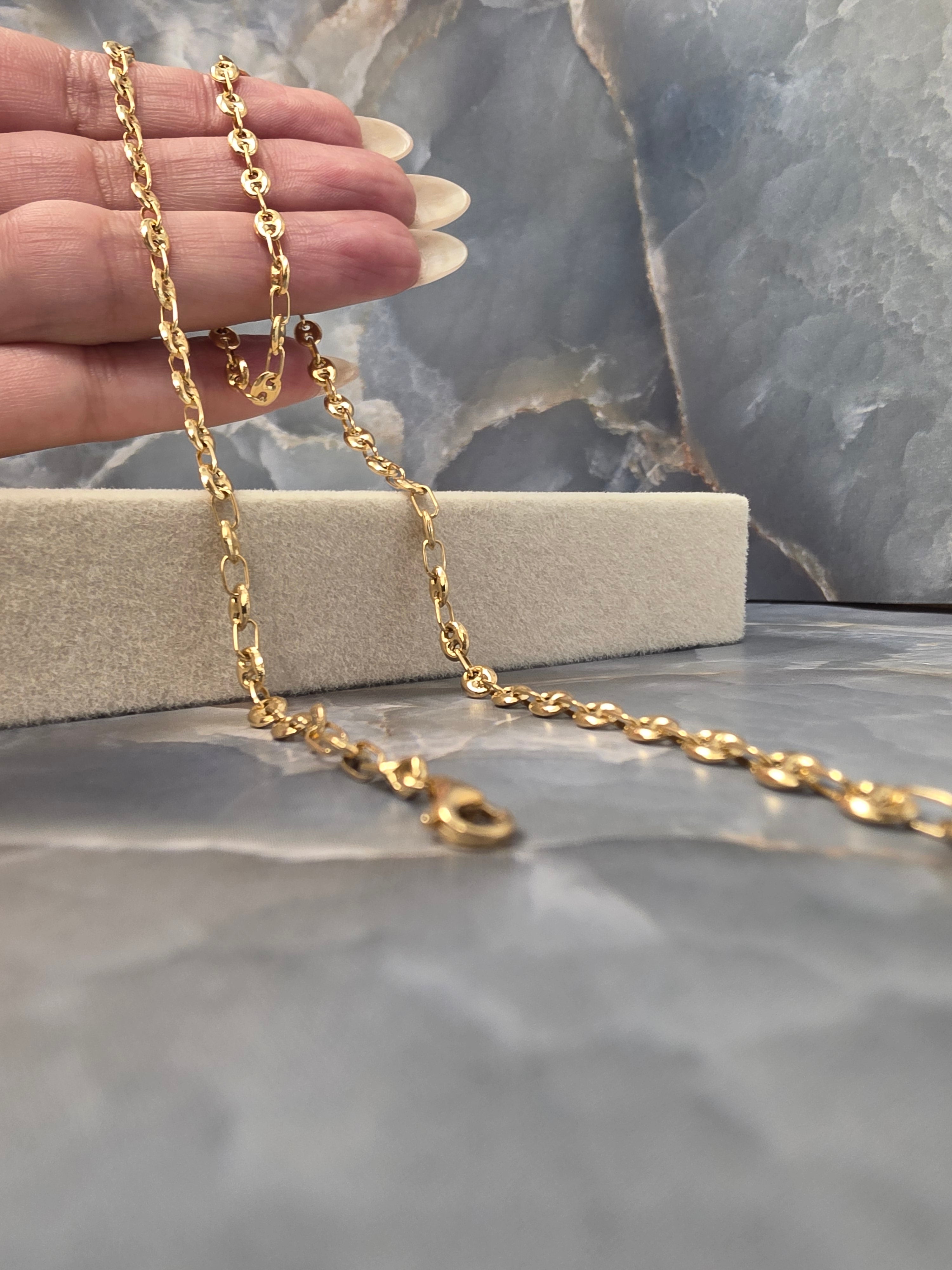Gold Anchor Chain 817