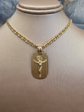 Crucifix Plaque Pendant 316