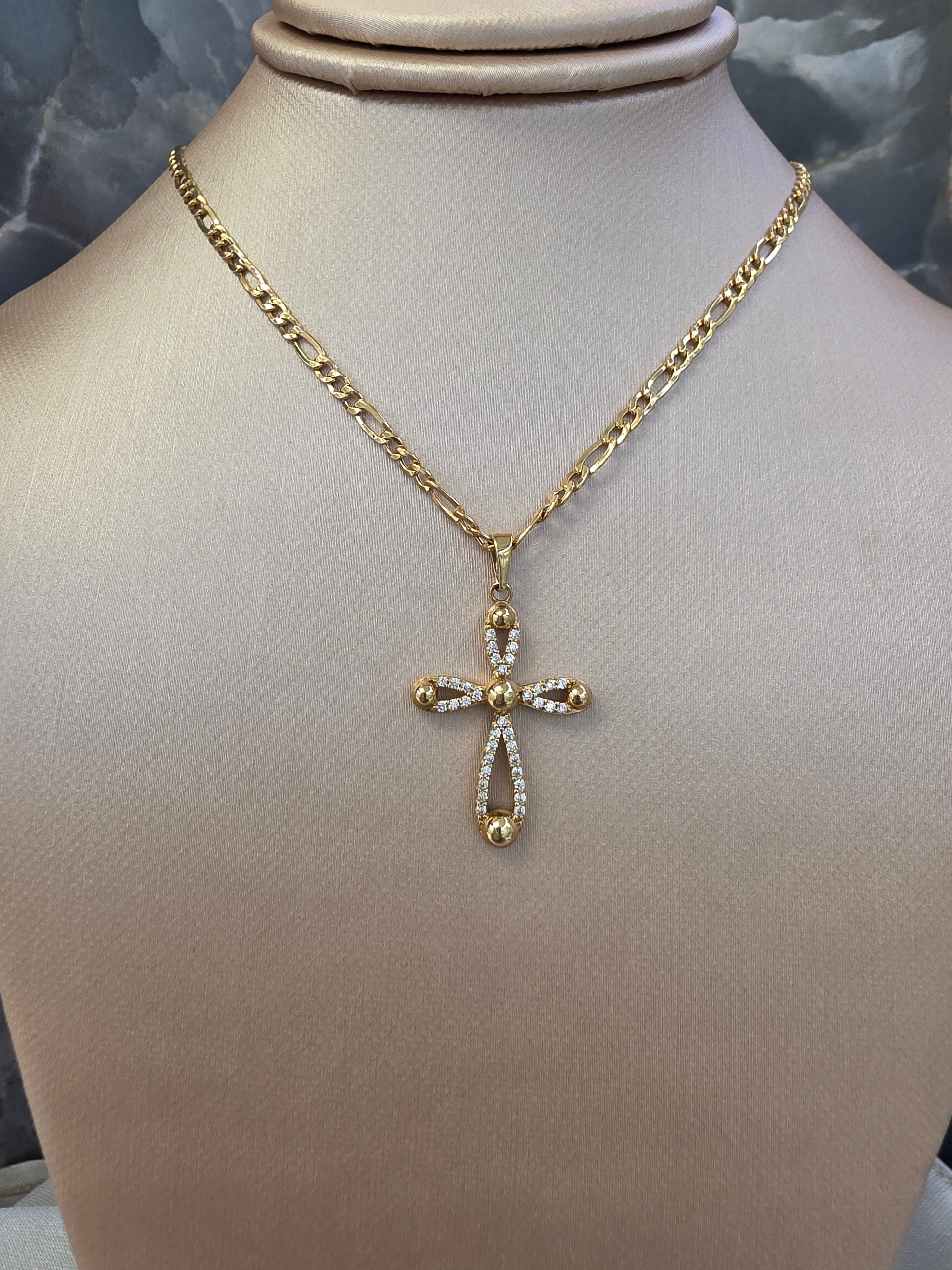 Zirconia Cross Pendant 194