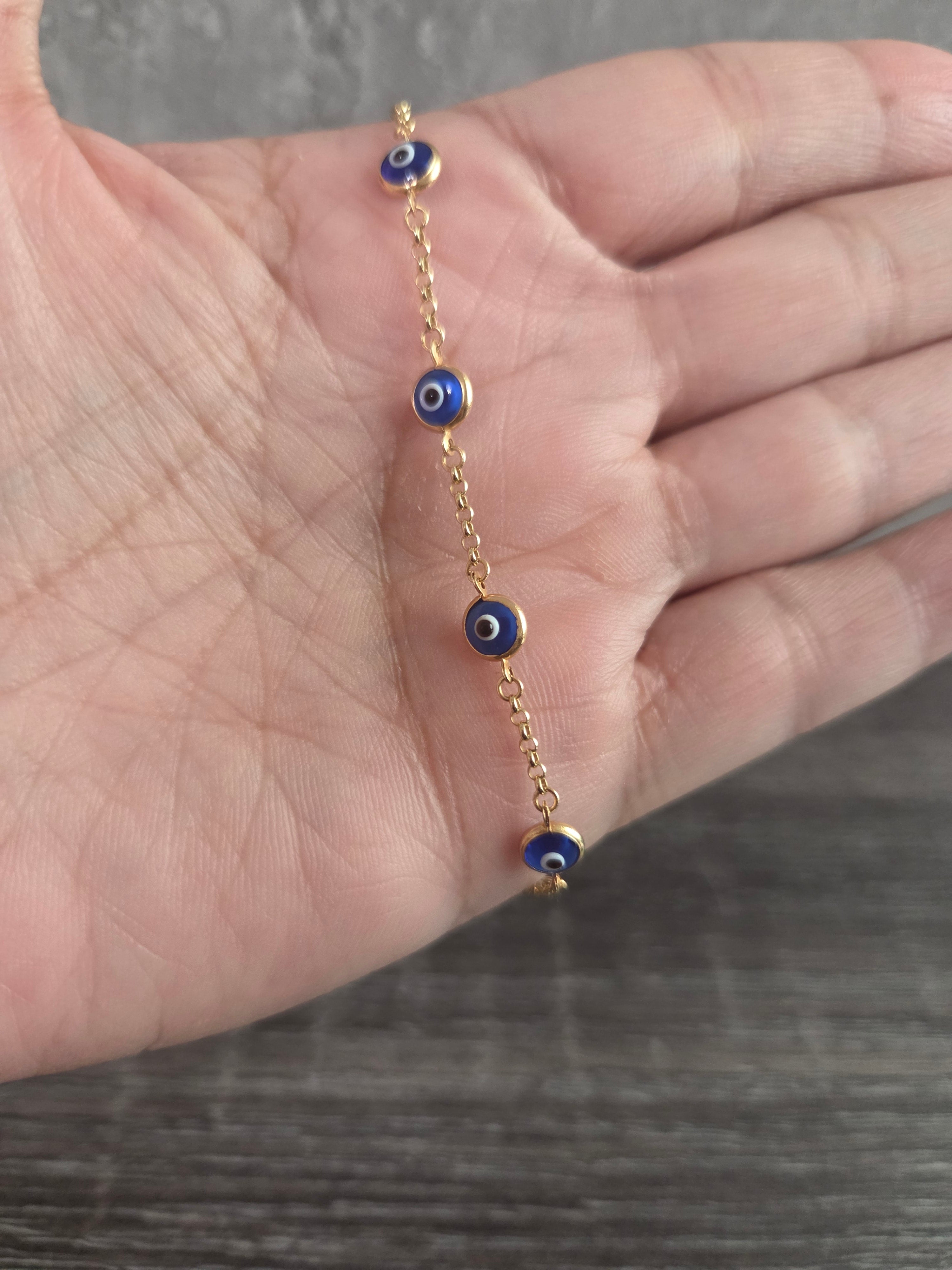 Pulsera Ojito Turco Azul