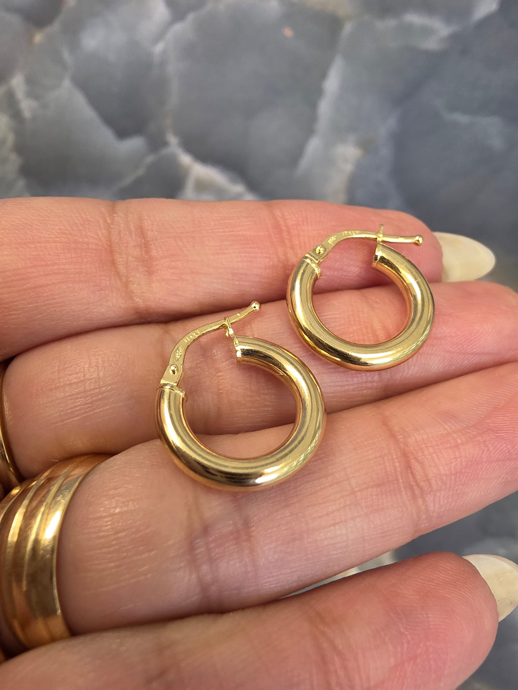 Polished Hoop Earrings 137