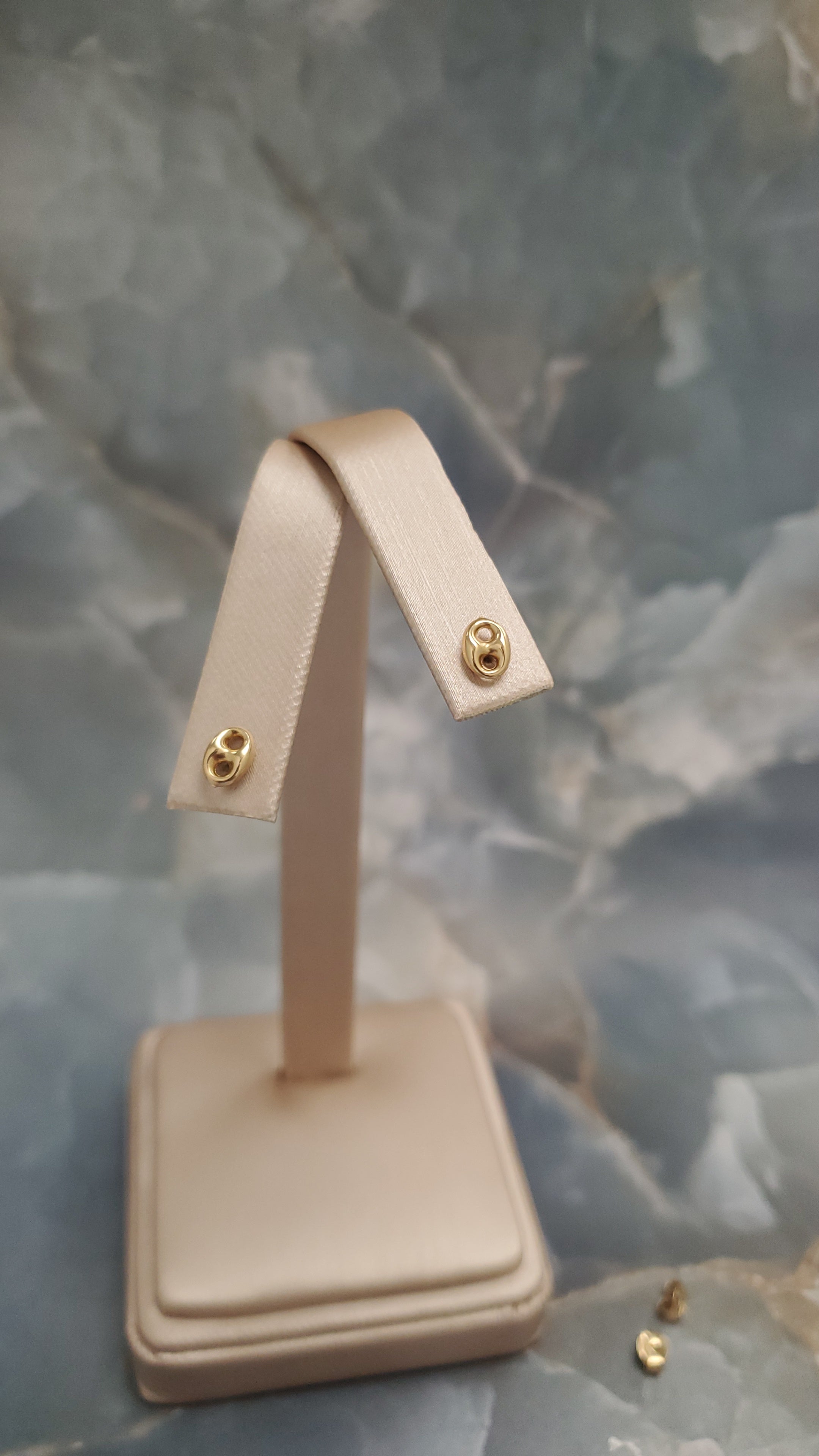 Oval Link Stud Earrings 088