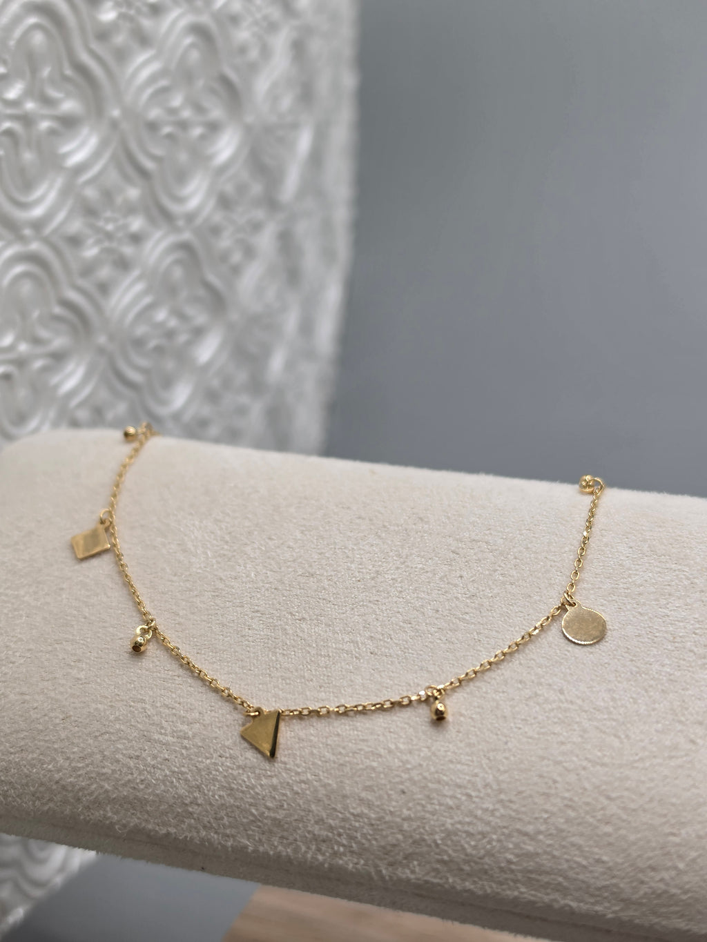 Beaded Link Adjustable Anklet 236