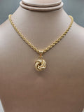 Textured Knot Pendant 112