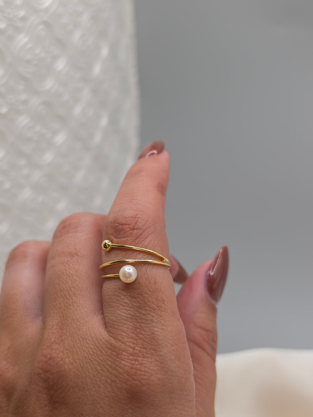 Pearl Open Ring 174