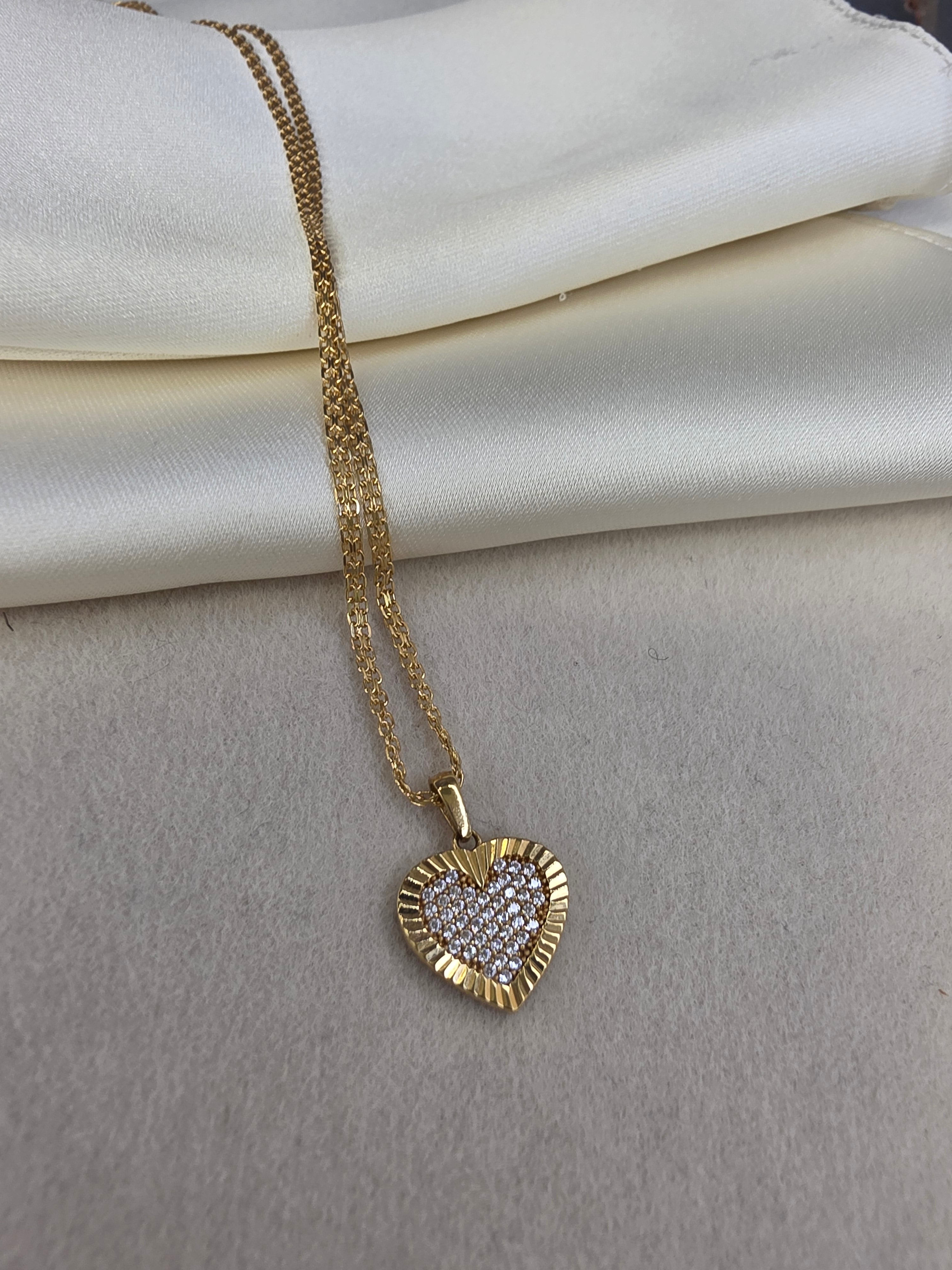 Heart Pendant with Zirconia 149