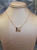 Gold Mother & Son Necklace 247