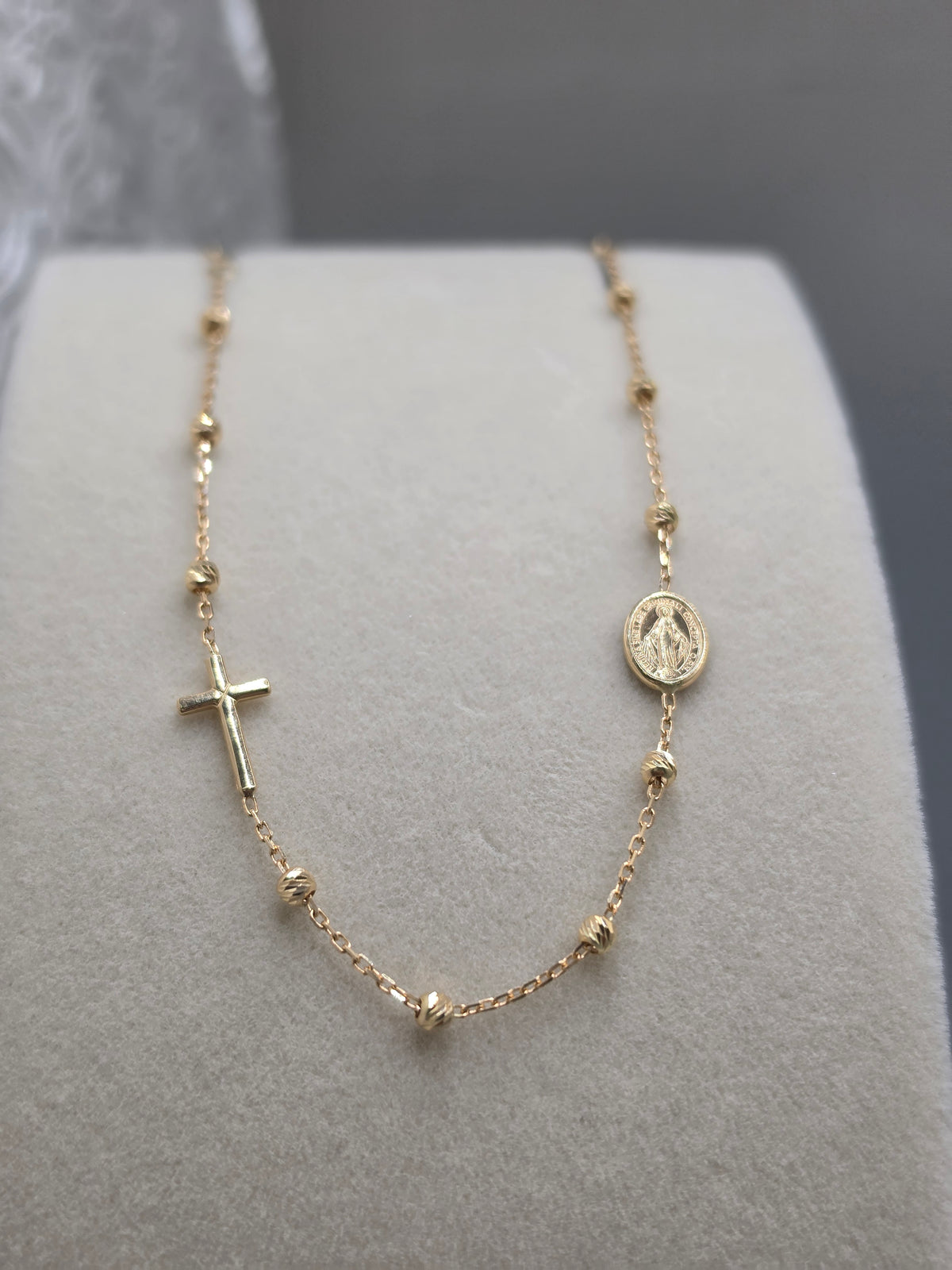 Miraculous Medal Rosary Bracelet 180