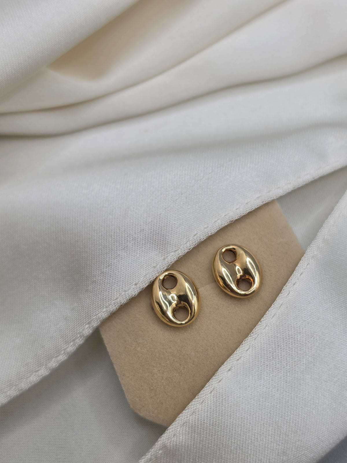 Anchor Link Stud Earrings 107