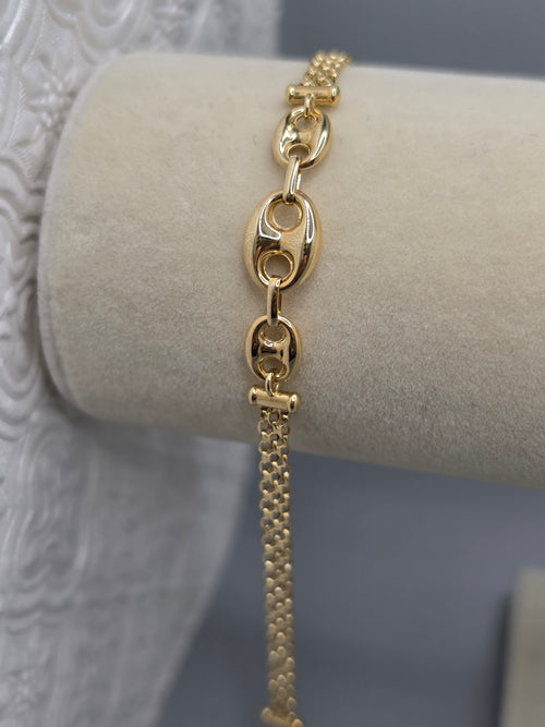 Anchor & Chinese Link Bracelet 432