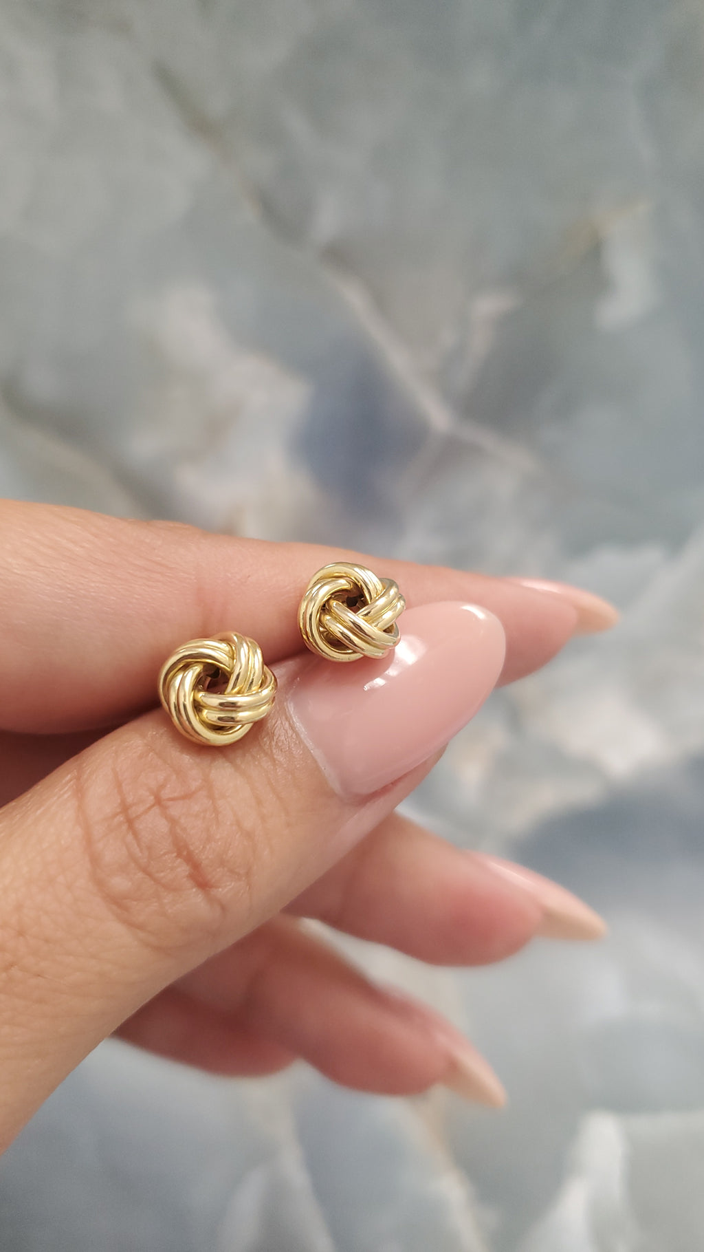 Love Knot Stud Earrings 086